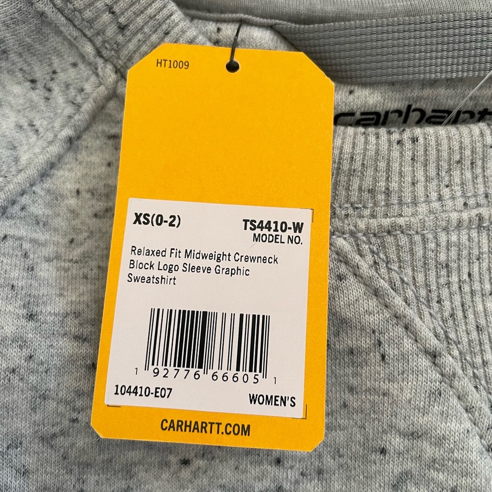 NWT Carhartt Crewneck Sweatshirt - Picture 3 of 4